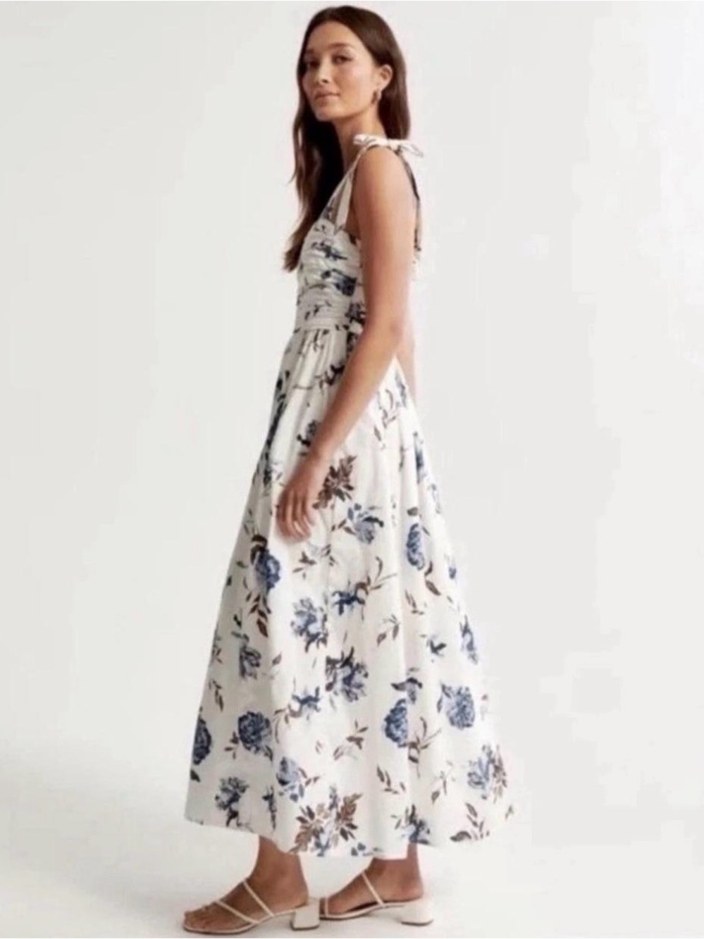 Abercrombie Emerson Tie-Strap Maxi Dress - Picture 2 of 6